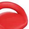 vidaXL Tabouret de bar Rouge Similicuir