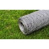vidaXL Grillage pour volière Acier galvanisé 25 x 0,5 m Argenté