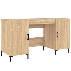 vidaXL Bureau ch&ecirc;ne sonoma 140x50x75 cm bois d'ing&eacute;nierie
