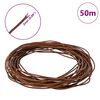 vidaXL Corde en Cuir Marron Clair &Oslash;2 mm x 50 m Cuir