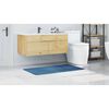 vidaXL Tapis de bain antid&eacute;rapant Bleu 70 x 120 cm PP
