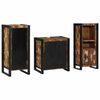 vidaXL Ensemble de mobilier de salle de bain 3 pcs Bois Recyclé Solide
