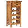 vidaXL Casier &agrave; bouteilles 40x30x80 cm Bois d'acacia massif