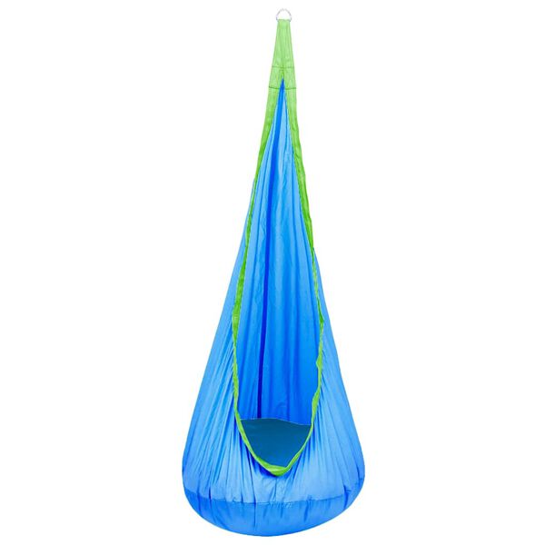 vidaXL Hamac pour enfants Balan&ccedil;oire suspendue Bleu 80 kg