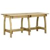 vidaXL Table de jardin 160x74x75 cm Bois de pin impr&eacute;gn&eacute;