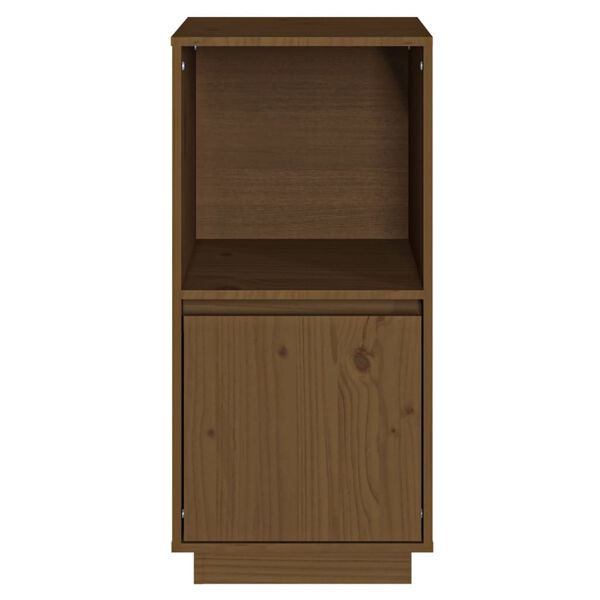 vidaXL Buffet marron miel 38x35x80 cm bois massif de pin