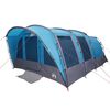vidaXL Tente familiale tunnel 8 personnes bleu imperméable