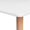 vidaXL Table de bar Blanc 120x60x105 cm