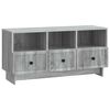 vidaXL Meuble TV Sonoma gris 102 x 34,5 x 50 cm Bois d'ing&eacute;nierie