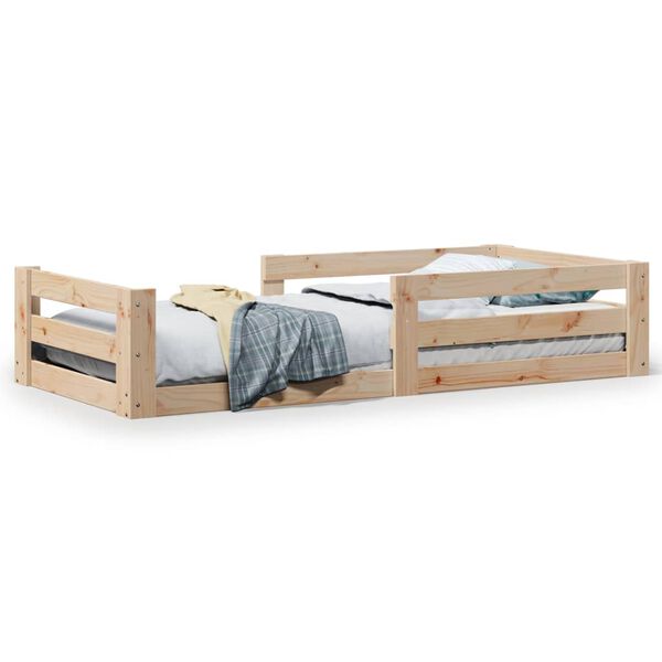 vidaXL Cadre de lit sans matelas 70x140 cm bois de pin massif
