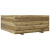 vidaXL Jardini&egrave;re 110x110x49,5 cm bois de pin impr&eacute;gn&eacute;