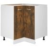 vidaXL Meuble de cuisine "Lyon" Ch&ecirc;ne fum&eacute; 75,5 x 75,5 x 81,5 cm Bois d'ing&eacute;nierie