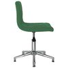 vidaXL Chaises pivotantes &agrave; manger lot de 2 vert fonc&eacute; velours