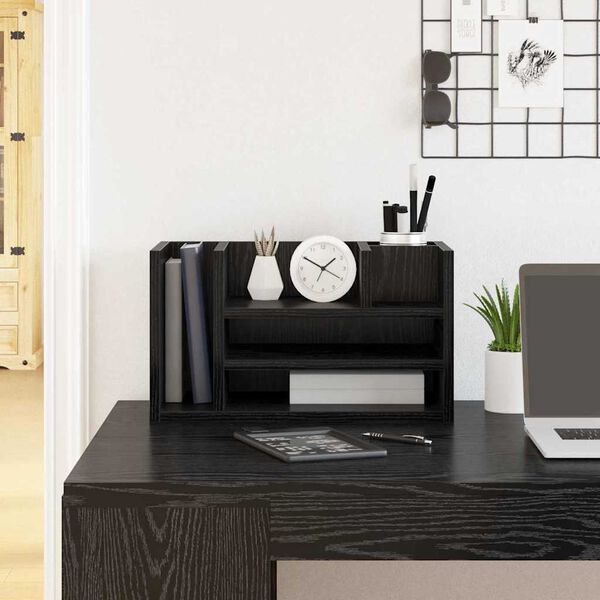 vidaXL Organiseur de bureau Bois Ancien 44.5 x 24 x 25 cm