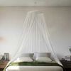 vidaXL Moustiquaire pour lit 220 maille blanc 56x56x220 cm