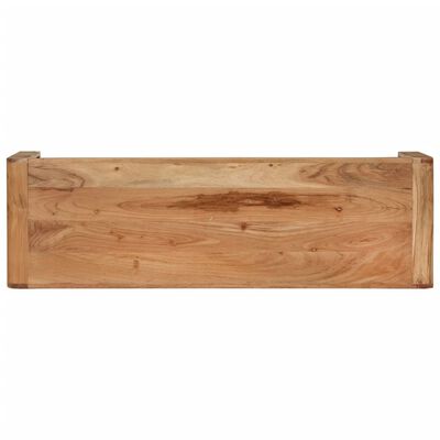 vidaXL Meuble TV 110x33x33 cm bois d'acacia massif