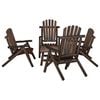 vidaXL Ensemble de salon de jardin 5 pcs bois massif d'&eacute;pic&eacute;a