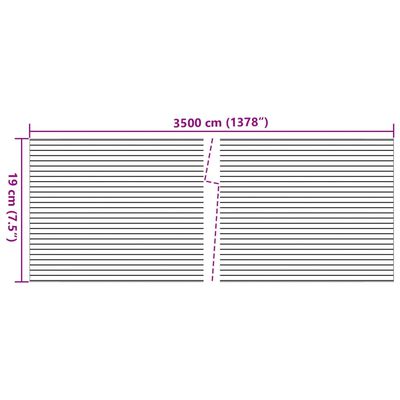 vidaXL Écrans d'intimités de jardin 2 pcs aspect gravier de marbre PVC