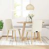 vidaXL Chaises &agrave; manger lot de 2 Lin