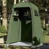 vidaXL Tente de douche vert olive imperm&eacute;able