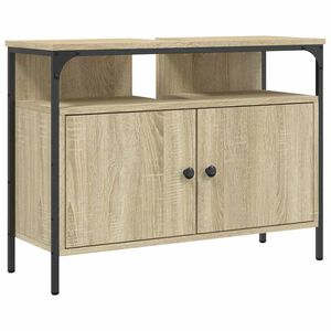 vidaXL Armoire lavabo de salle de bain ch&ecirc;ne sonoma 80x30x60 cm