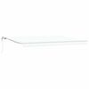 vidaXL Auvent R&eacute;tractable Blanc 500 &times; 350 cm tissu