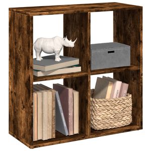 vidaXL &Eacute;tag&egrave;re s&eacute;paratrice de pi&egrave;ce ch&ecirc;ne fum&eacute; 69,5x29x69,5 cm