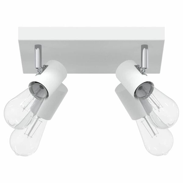 vidaXL Spot de plafond Blanc 26,5 x 26 x 11,5 cm M&eacute;tal