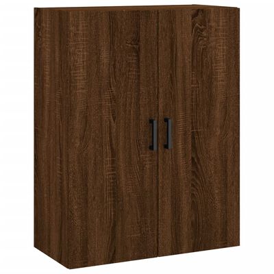 vidaXL Armoire murale chêne marron 69,5x34x90 cm