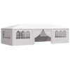vidaXL Tente de r&eacute;ception avec parois lat&eacute;rales 4x9 m Blanc 90 g/m&sup2;
