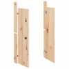 vidaXL Portes de cuisine d'ext&eacute;rieur 2pcs 50x9x82cm bois de pin massif