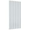 vidaXL Panneaux de toiture 36 pcs Acier galvanis&eacute; Gris 80x36 cm