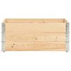 vidaXL Colliers de palette 3 pcs 100x150 cm Bois de pin solide