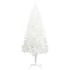 vidaXL Arbre de Noël artificiel aiguilles réalistes blanc 210 cm