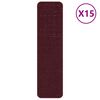 vidaXL Tapis Antid&eacute;rapants pour Escaliers 15 pi&egrave;ces 75 x 20 cm