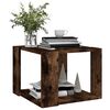 vidaXL Table basse Ch&ecirc;ne fum&eacute; 40x40x30 cm Bois d'ing&eacute;nierie