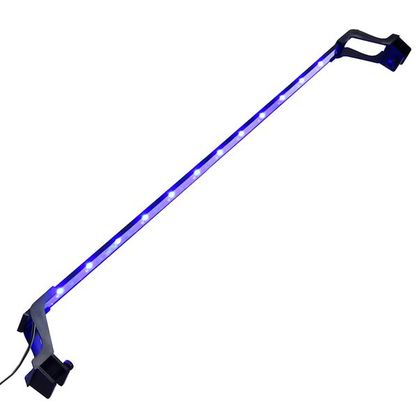 vidaXL Lampe &agrave; LED d'aquarium avec pinces 90-105 cm Bleu et blanc