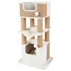 TRIXIE Griffoir pour chats Lucano XXL Blanc et taupe