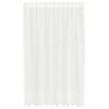 vidaXL Rideau en Dentelle Floral Blanc 200 x 150 cm Polyester