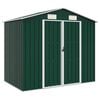 vidaXL Abri de jardin Vert 205x129x183 cm M&eacute;tal galvanis&eacute;