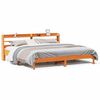 vidaXL Cadre de lit sans matelas cire marron 180x200cm bois pin massif