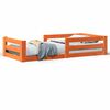 vidaXL Cadre de lit sans matelas cire marron 80x200 cm bois pin massif