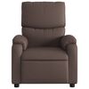 vidaXL Fauteuil inclinable &eacute;lectrique Marron Similicuir