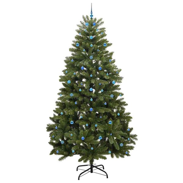 vidaXL Sapin de No&euml;l artificiel avec 300 LED Vert 300 cm PVC et m&eacute;tal