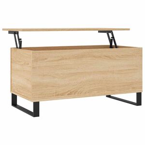 vidaXL Table basse Ch&ecirc;ne sonoma 90x44,5x45 cm Bois d'ing&eacute;nierie