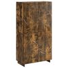 vidaXL Buffet haut Ch&ecirc;ne fum&eacute; 79 x 41 x 151 cm Bois d'ing&eacute;nierie
