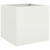 vidaXL Jardinière blanc 49x47x46 cm acier
