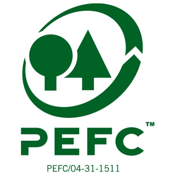 FMD &Eacute;tag&egrave;re sur pied avec 4 compartiments couleur ch&ecirc;ne