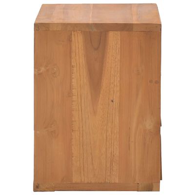 vidaXL Table de chevet 40x30x40 cm Bois de teck solide