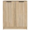 vidaXL Armoire &agrave; chaussures Ch&ecirc;ne Sonoma 59x35x70 cm Bois d'ing&eacute;nierie
